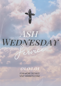 Cloudy Ash Wednesday  Flyer Image Preview