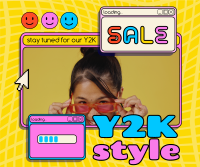 Y2K Fashion Brand Sale Facebook Post Design