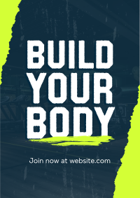 Build Your Body Flyer Design