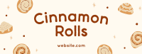 Quirky Cinnamon Rolls Facebook cover Image Preview