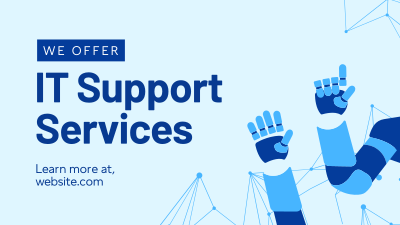 IT Support Facebook event cover Image Preview