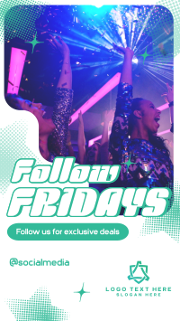 Follow Us Friday TikTok video Image Preview