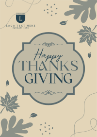 Thanksgiving Generic Greetings Poster Image Preview