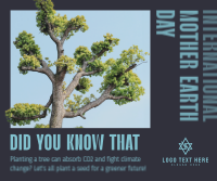 Earth Day Tree Planting Facebook Post Preview