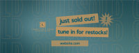 Modern Sold Out Facebook cover Image Preview