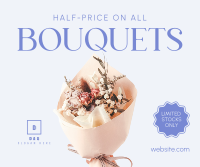 Discounted Bouquets Facebook Post Design