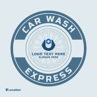 Express Carwash Instagram Post Design