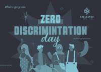 Zero Discrimination Day Postcard Image Preview