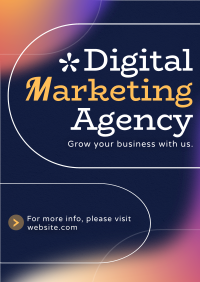 Contemporary Marketing Agency Poster Image Preview