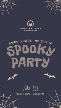 Haunted House Party Instagram Story Design