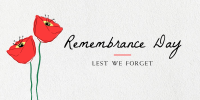 Simple Remembrance Day Twitter post Image Preview