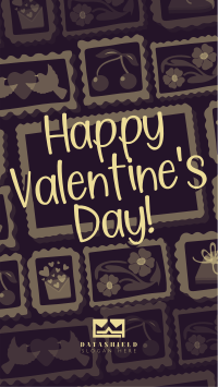 Rustic Retro Valentines Greeting Instagram reel Image Preview