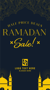 Blessed Ramadan Sale Facebook Story Design