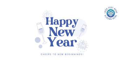 New Year Cheers Facebook ad Image Preview