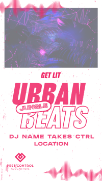 Urban Beats DJ TikTok Video Design