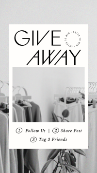 Fashion Style Giveaway Instagram Story Design