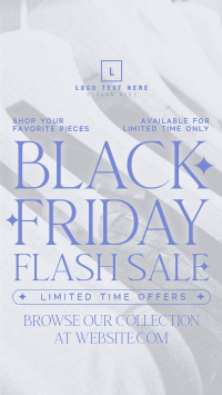 Retro Minimalist Black Friday Instagram Reel Design