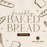 Bread and Wheat Instagram Post Design