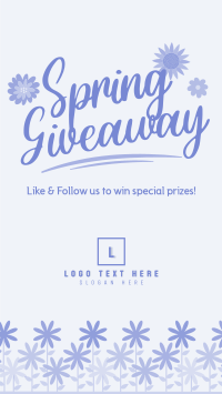 Hello Spring Giveaway Facebook story Image Preview
