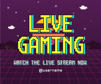Retro Live Gaming Facebook post Image Preview