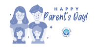 Happy Family Twitter Post Design