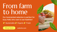Organic Produce Delivery Modern Animation Preview