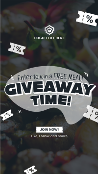 Food Voucher Giveaway Instagram Story Image Preview