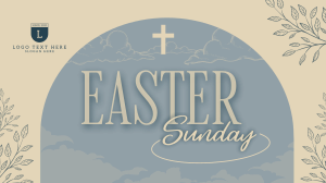 Floral Easter Sunday Video Image Preview