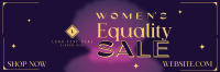 Women Equality Sale Twitter header (cover) Image Preview