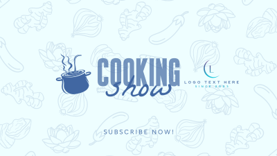 Vegan Cooking Show YouTube cover (channel art) Image Preview