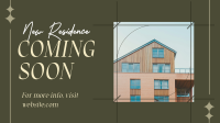New Residence Coming Soon Facebook Event Cover Design