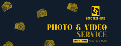 Camera Pattern Facebook cover Image Preview