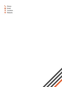 Orange Accent Letterhead Image Preview