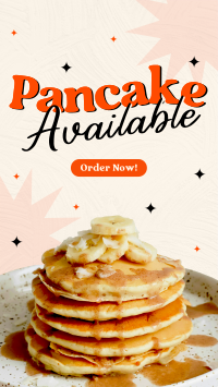 Pancakes Now Available Instagram story Image Preview