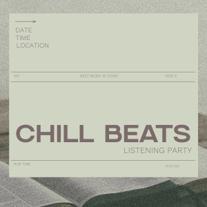 Minimal Chill Music Listening Party Instagram post Image Preview