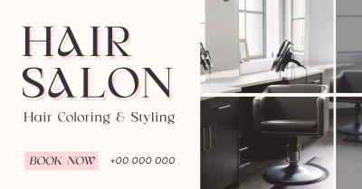 Hair Styling Salon Facebook ad Image Preview