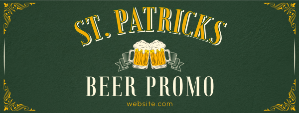 Paddy's Day Beer Promo Facebook Cover Design
