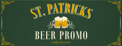 Paddy's Day Beer Promo Facebook cover Image Preview