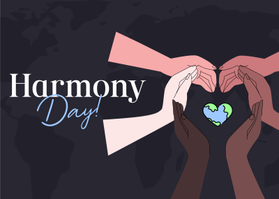 Harmony Day Postcard Image Preview