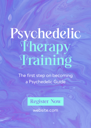 Psychedelic Therapy Training Flyer Image Preview