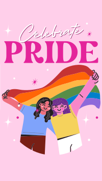 Pride Month Celebration Facebook Story Design