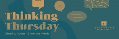 Thinking Thursday Blobs Twitter header (cover) Image Preview