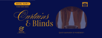 High Quality Curtains & Blinds Facebook Cover Image Preview