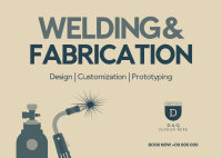 Welding & Fabrication Postcard Image Preview