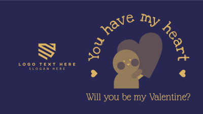 Valentine's Heart Facebook event cover Image Preview