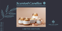 Limited Edition Scented Candles Twitter Post Design