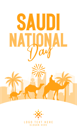 Celebrate Saudi National Day Instagram story Image Preview