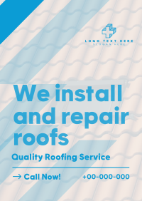 Quality Roof Service Poster Image Preview