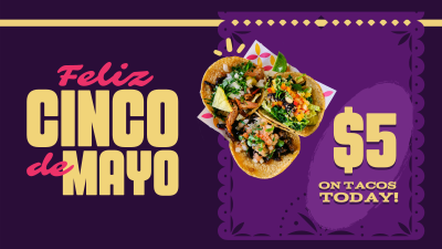 Playful Cinco De Mayo Facebook event cover Image Preview