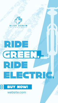 Green Ride E-bike Instagram Reel Image Preview